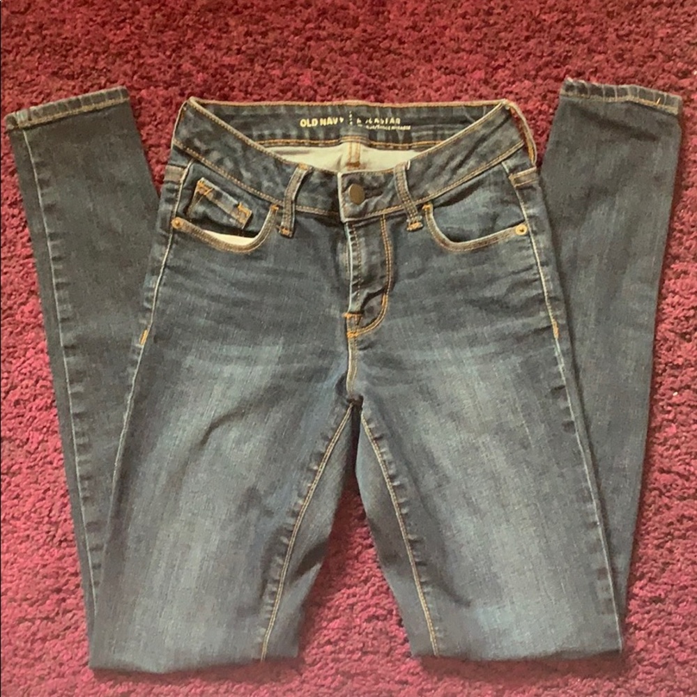 Rockstar mid rise skinny jeans